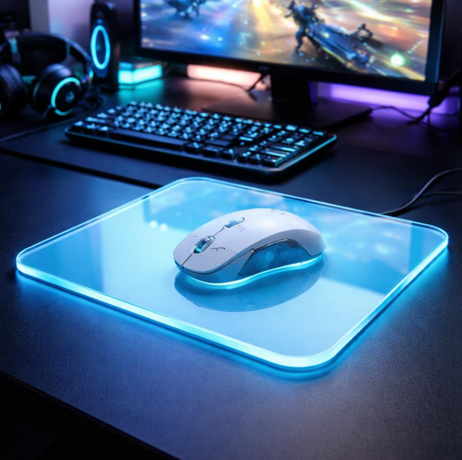 glass mouse pad
